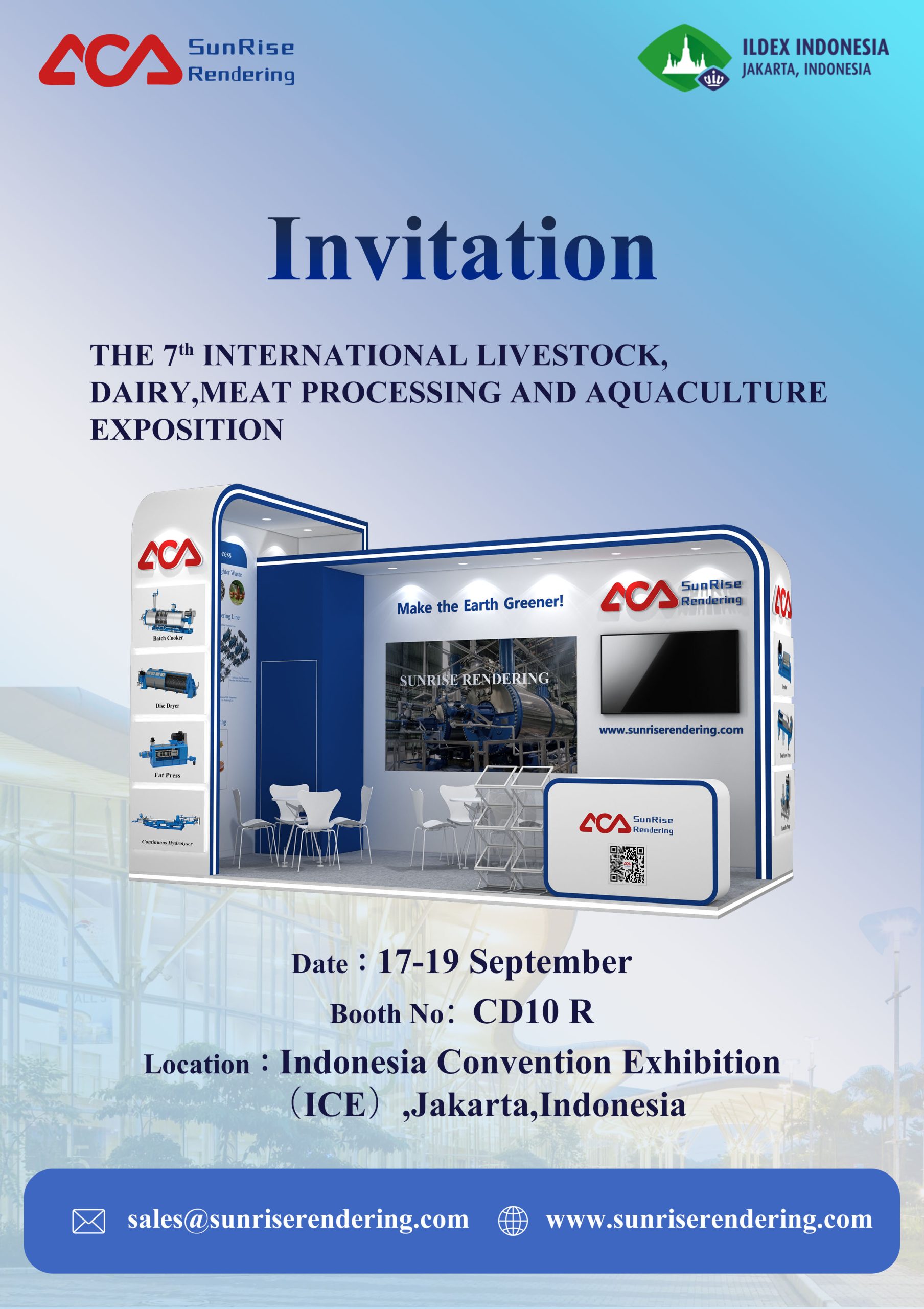 Invitation Letter for the 2025 Indonesia Livestock Expo - sunrise
